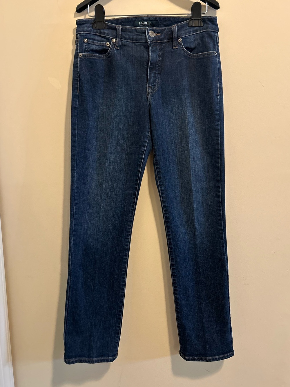 Lauren Ralph Lauren Dark Blue Straight Leg Jeans